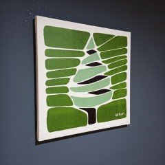 Artvin Ağaç-1 Kanvas Tablo / 40X40 CM