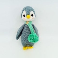 Amigurumi Organik Örgü Oyuncak Penguen