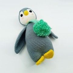Amigurumi Organik Örgü Oyuncak Penguen