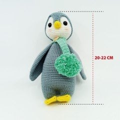 Amigurumi Organik Örgü Oyuncak Penguen