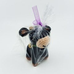 Amigurumi Organik Örgü Boğa Anahtarlık