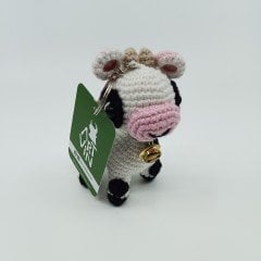 Amigurumi Organik Örgü Buzağı Anahtarlık
