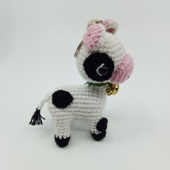 Amigurumi Organik Örgü Buzağı Anahtarlık
