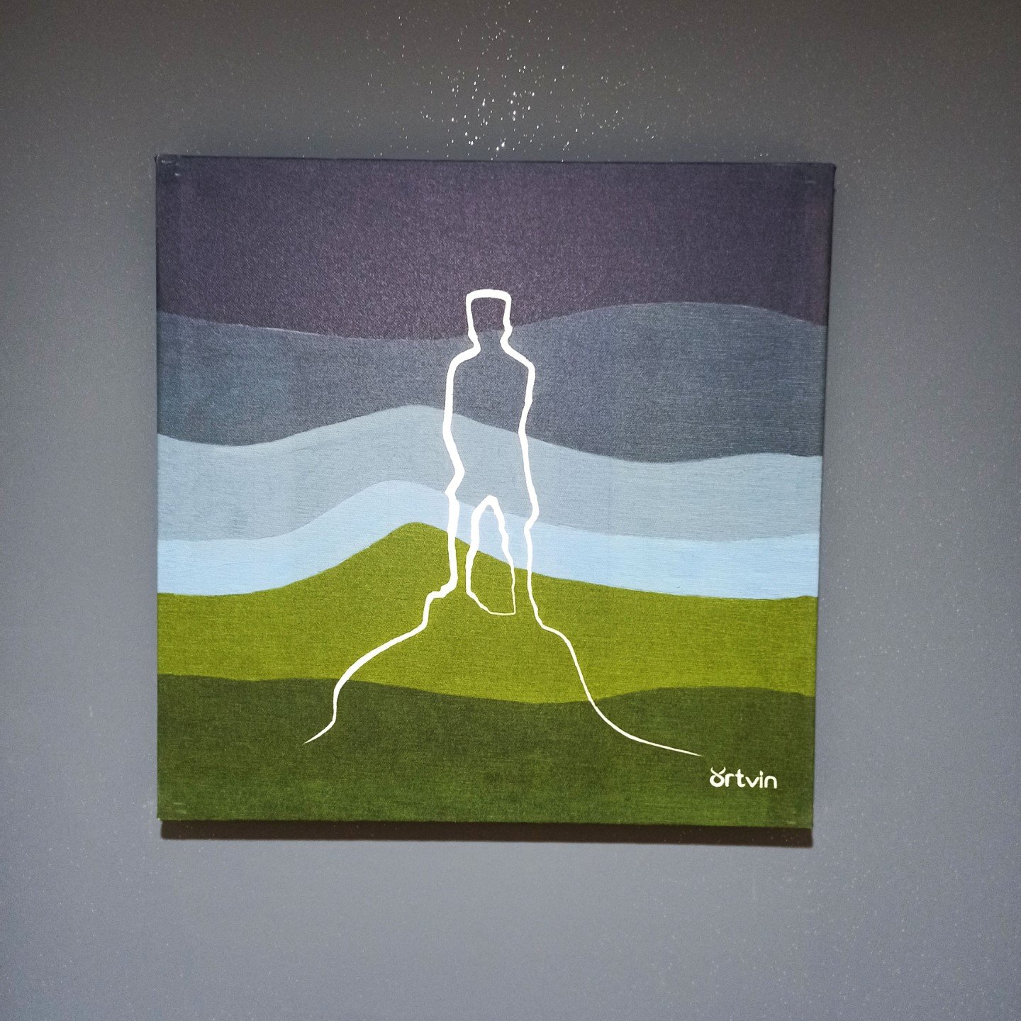 Artvin Atatepe Kanvas Tablo / 40X40 CM