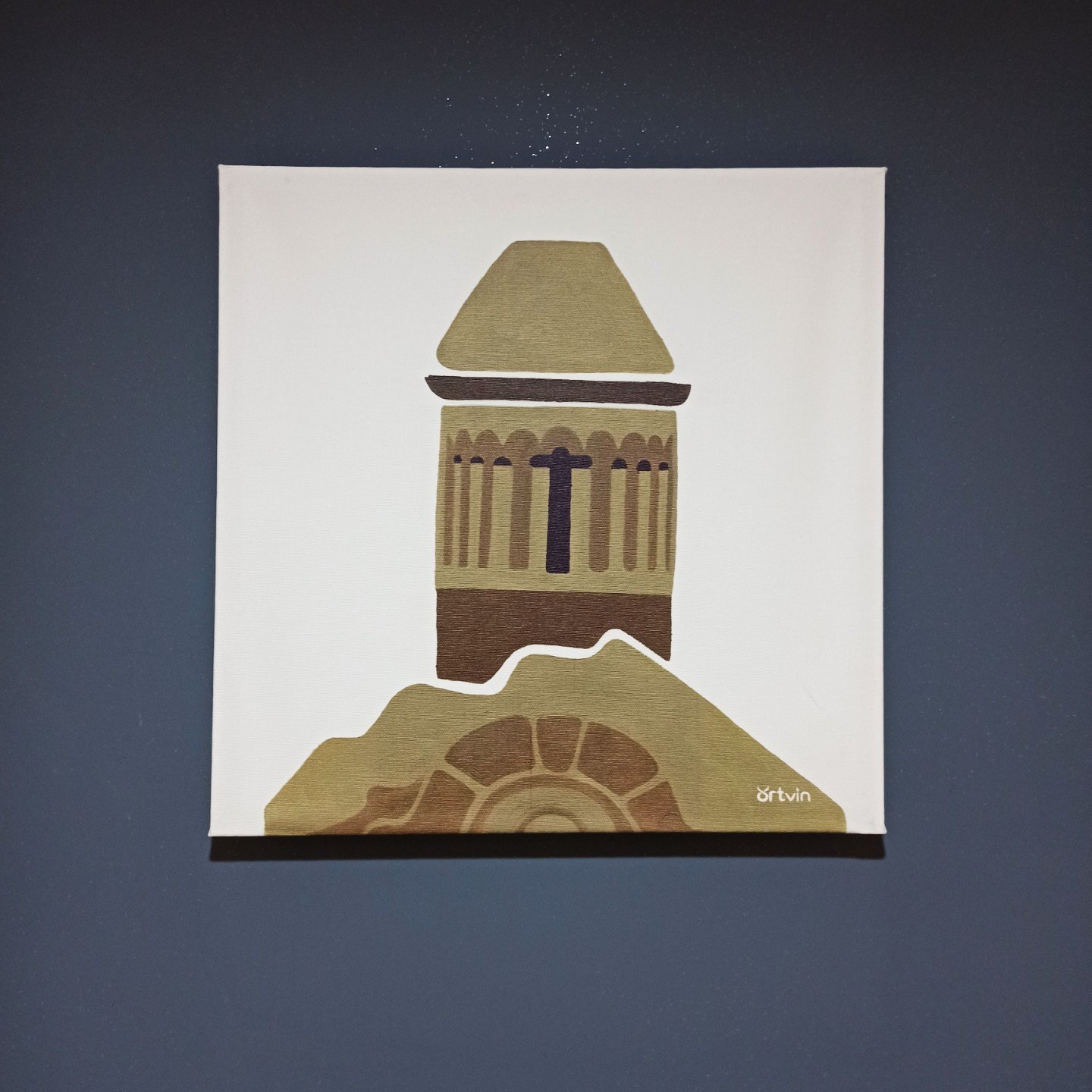 Ardanuç Rabat Kilisesi-1 Kanvas Tablo / 40X40 CM