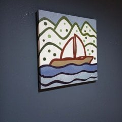 Artvin Baraj Gölü-1 Kanvas Tablo / 40X40 CM