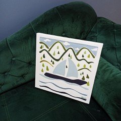 Artvin Baraj Gölü-2 Kanvas Tablo / 40X40 CM