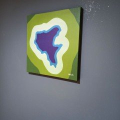 Borçka Karagöl-1 Kanvas Tablo / 40X40 CM