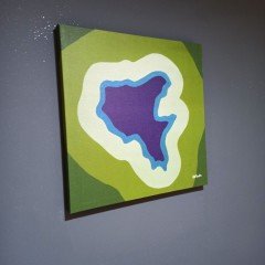 Borçka Karagöl-1 Kanvas Tablo / 50X50 CM
