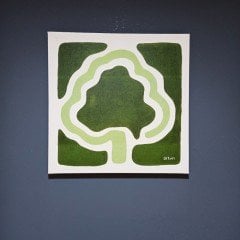 Artvin Ağaç-5 Kanvas Tablo / 50X50 CM
