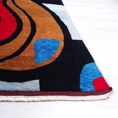 El Dokuma Ardanuç İskender Paşa Camii Lale Desenli Halı / 2.30 m²