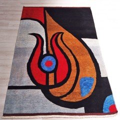 El Dokuma Ardanuç İskender Paşa Camii Lale Desenli Halı / 2.30 m²