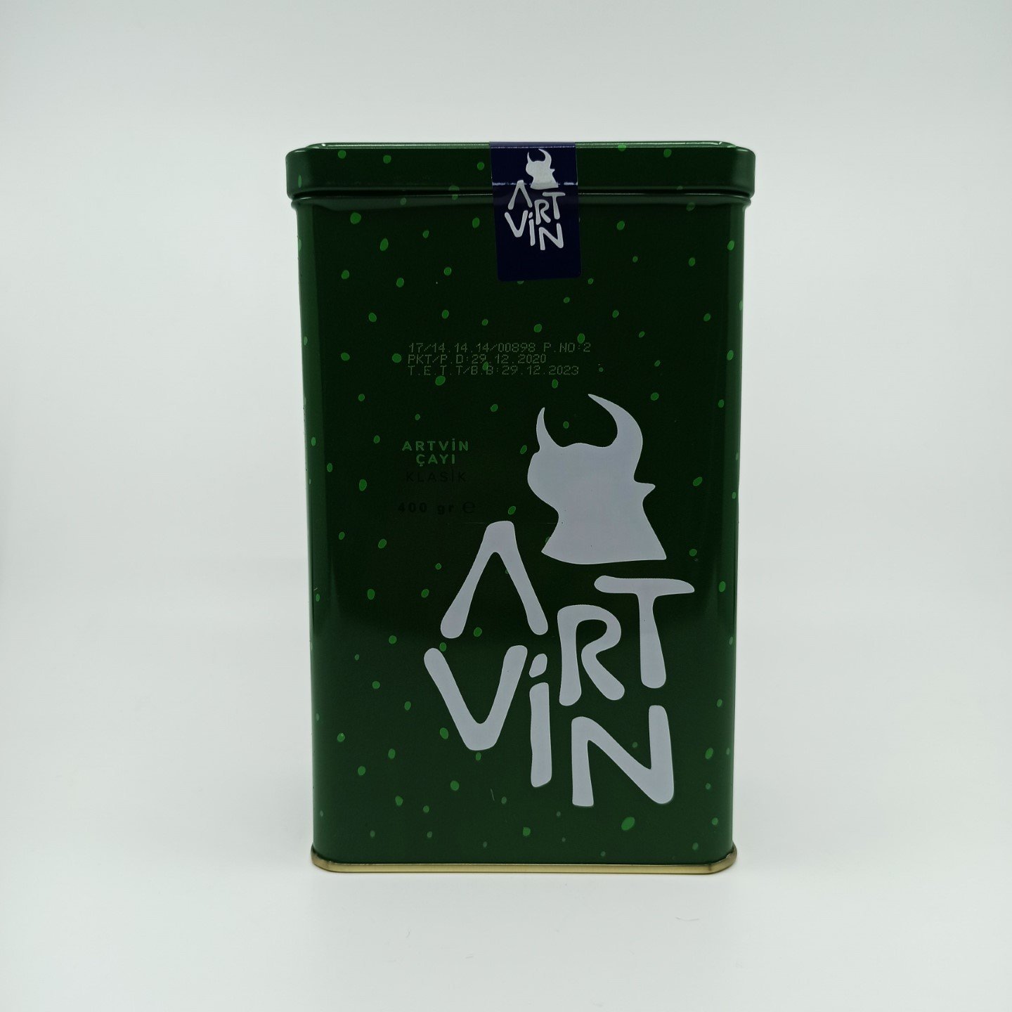 A Kalite Artvin Çayı / 400 GR. Yeşil Metal Kutu