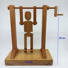 El Yapımı Ahşap Oyuncak Taklacı