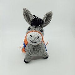 Amigurumi Organik Örgü Oyuncak Eşek
