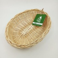 El Yapımı Rattan Oval Sepet