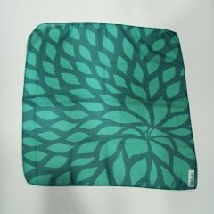 Artvin Zambağı Şifon Eşarp / Turkuaz 50X50 CM