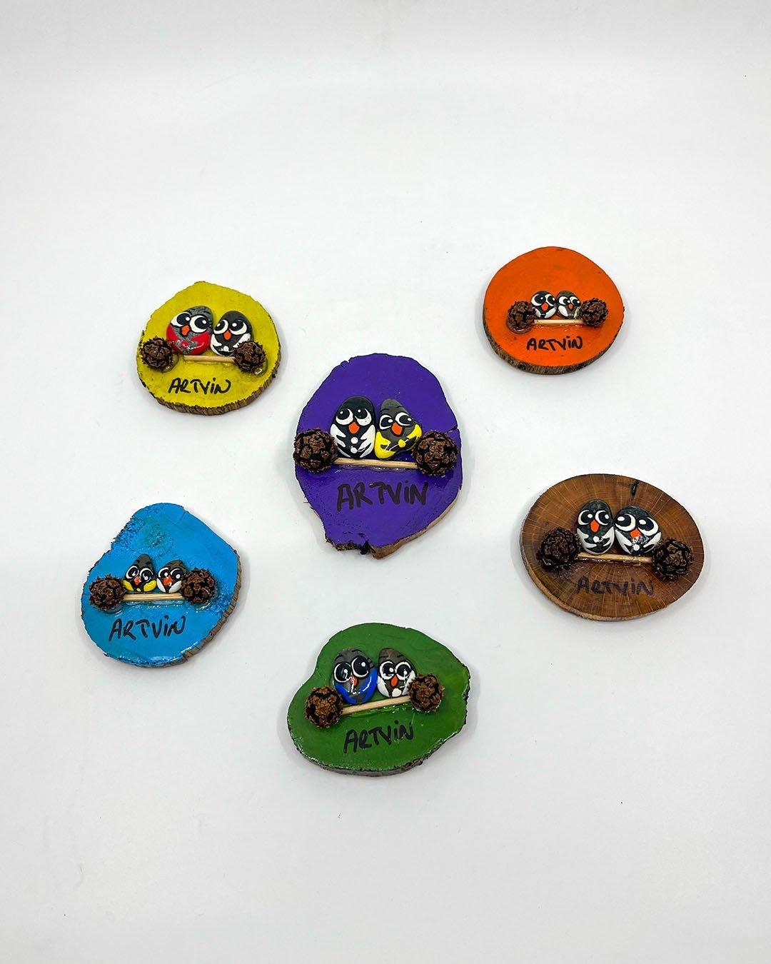 El Yapımı Ahşap Magnet