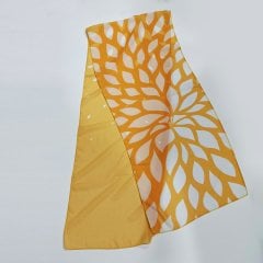 Artvin Zambağı Şifon Fular / Hardal 35x165 CM