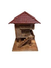 EL YAPIMI BORDO ÇATILI AHŞAP SERENDER MAKET 2