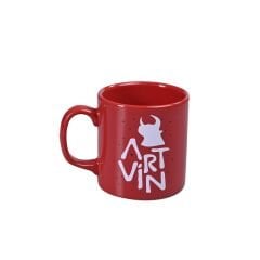 Artvin Logo Baskılı Kupa Bardak / Kırmızı