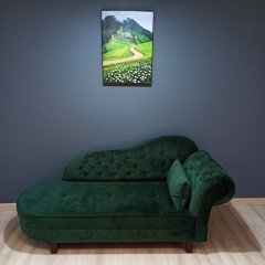 El Yapımı Yağlı Boya Artvin Genya Dağı Manzara Kanvas Tablo / 50X70 CM