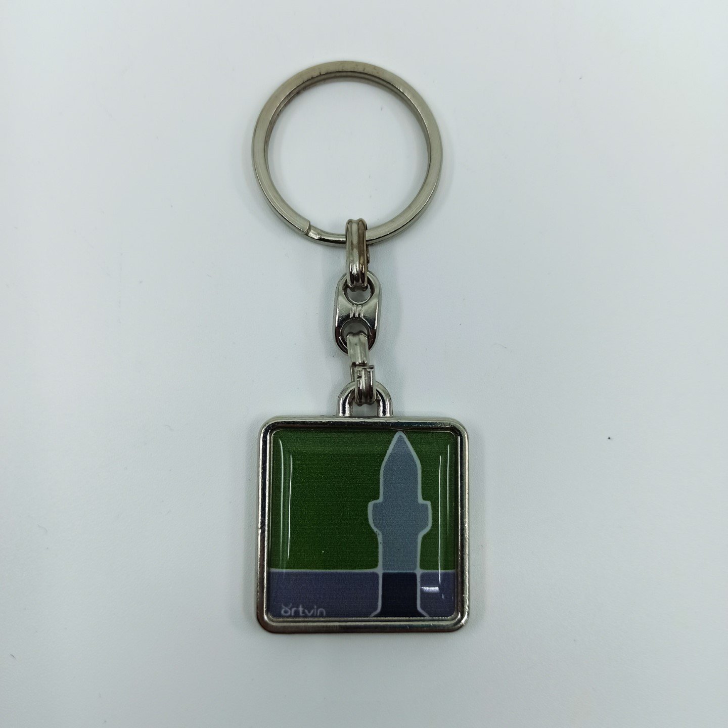 Borçka Karşıköy Köyü Cami Minare-1 Metal Mineli Anahtarlık
