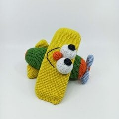 Amigurumi Organik Örgü Oyuncak Uçak