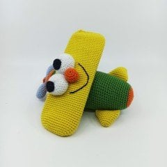 Amigurumi Organik Örgü Oyuncak Uçak