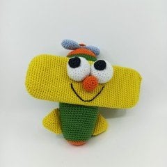 Amigurumi Organik Örgü Oyuncak Uçak