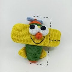 Amigurumi Organik Örgü Oyuncak Uçak