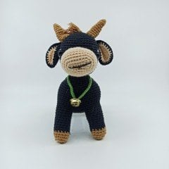 Amigurumi Organik Örgü Oyuncak Boğa
