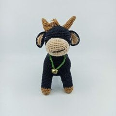 Amigurumi Organik Örgü Oyuncak Boğa