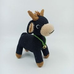 Amigurumi Organik Örgü Oyuncak Boğa