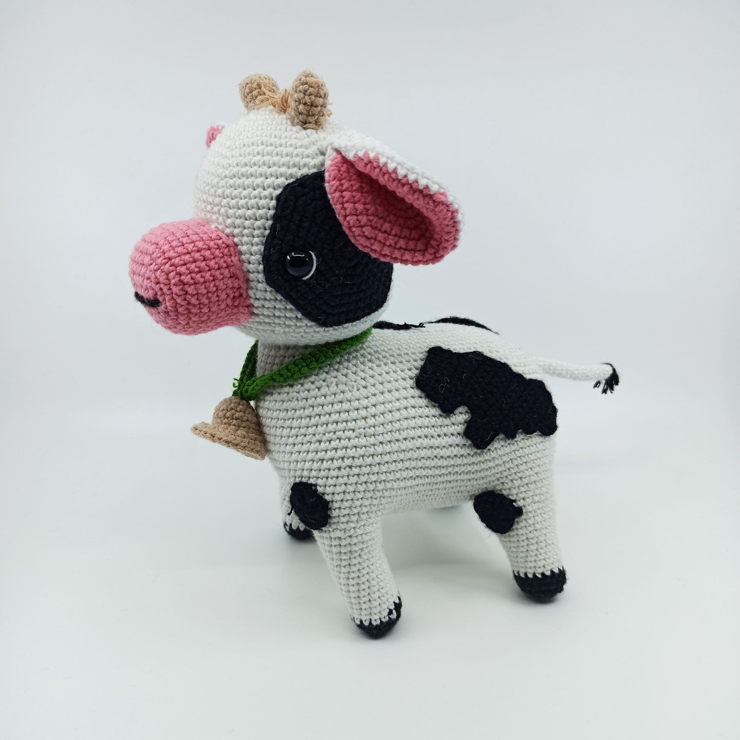 Amigurumi Organik Örgü Oyuncak Sevimli Buzağı