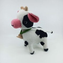 Amigurumi Organik Örgü Oyuncak Sevimli Buzağı