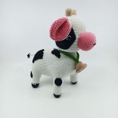 Amigurumi Organik Örgü Oyuncak Sevimli Buzağı