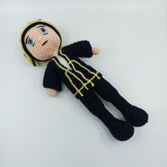 Amigurumi Organik Örgü Oyuncak Yöresel Kostümlü Erkek Bebek