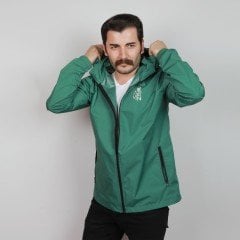 Artvin Logo Baskılı Yağmurluk / Yeşil M Beden