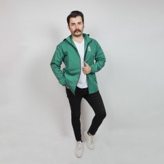 Artvin Logo Baskılı Yağmurluk / Yeşil S Beden