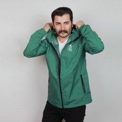 Artvin Logo Baskılı Yağmurluk / Yeşil S Beden
