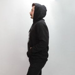 Artvin Logo Baskılı Kapüşonlu Sweatshirt / Siyah XL Beden