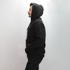 Artvin Logo Baskılı Kapüşonlu Sweatshirt / Siyah XXL Beden