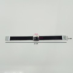 Artvin Boğası-2 Erkek Bileklik / 12 Mm Deri Kayışlı Gümüş Kaplama 21 CM