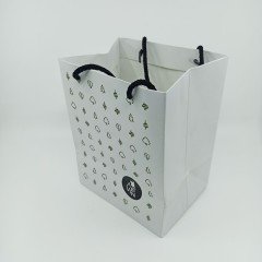 Baskılı Küçük Boy Kuşe Karton Çanta / Selefonlu 16X20 CM