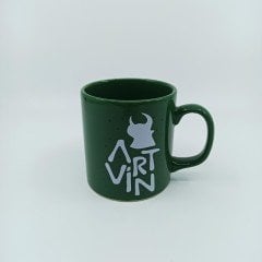 Artvin Logo Baskılı Kupa Bardak / Yeşil
