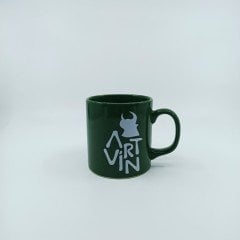 Artvin Logo Baskılı Kupa Bardak / Yeşil